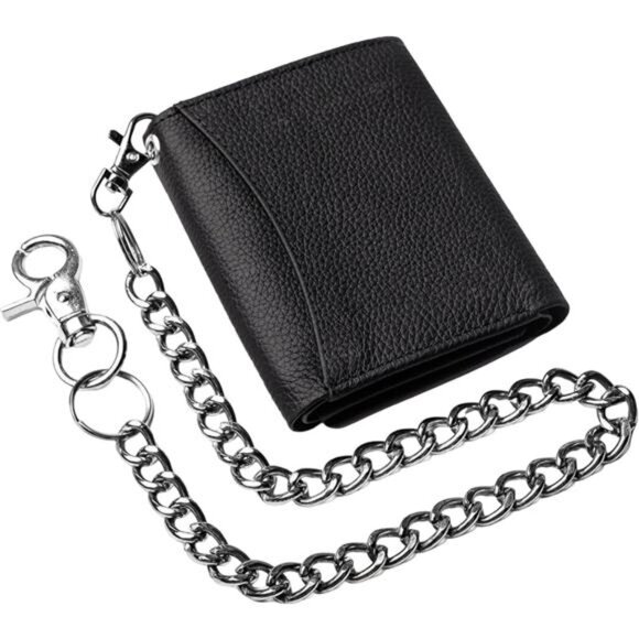 Mens Wallets Black Trifold Rfid Protection Trifold Wallet Trifold Wallets - Picture 6 of 7